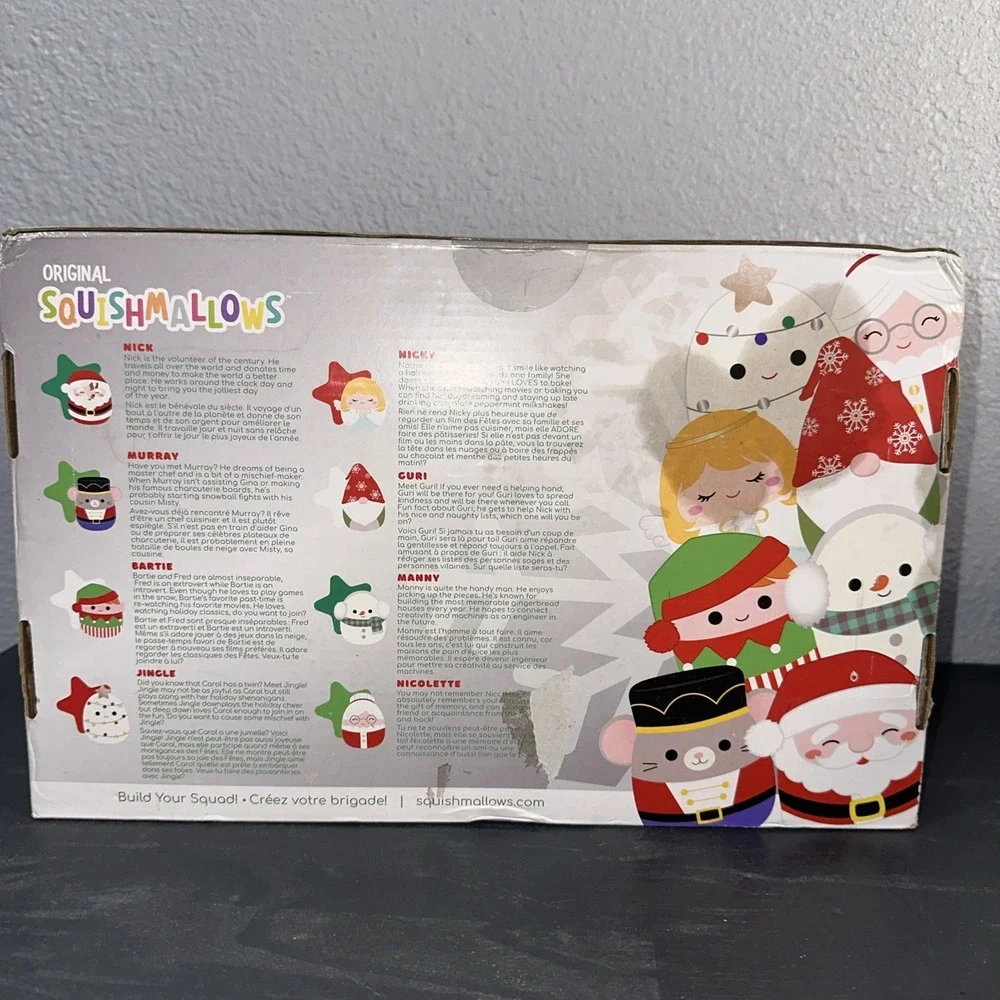 Squishmallows 2021 Winter Animals Dawn Tilman Bruce Baron 16 Ornament‎ Set NIB